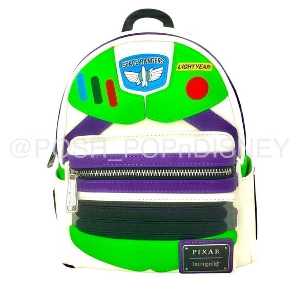 Loungefly Handbags - LOUNGEFLY Buzz Lightyear Disney Parks Mini Backpack Space Ranger Pixar classic